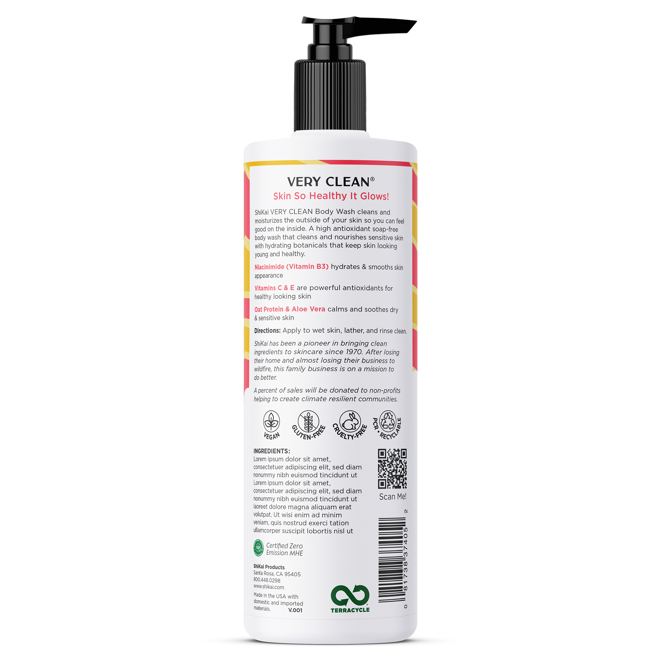 Shikai Products - Very Clean Fresh Citrus Body Wash